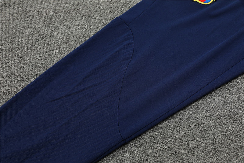 Conjunto de Treino Barcelona 23/24 Azul Marinho