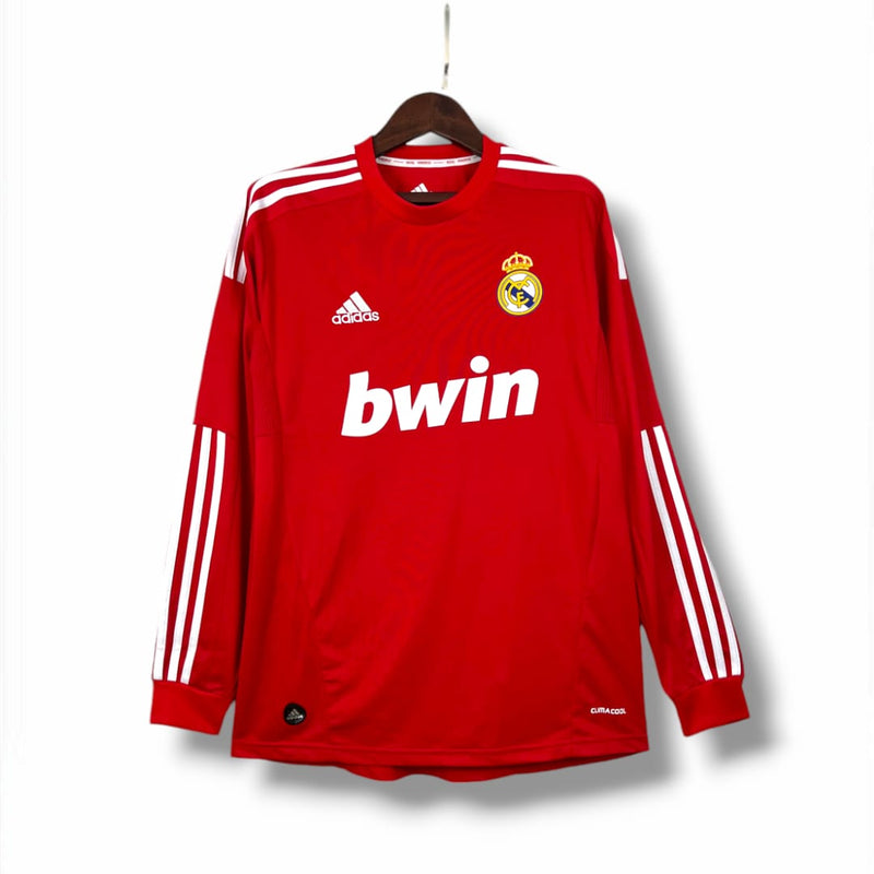 Camisa Real Madrid 2011/12 Manga Longa Third Retrô