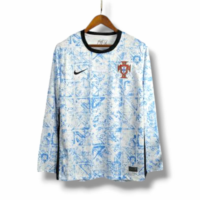 Camisa 2 Portugal EURO 2024 Manga Longa