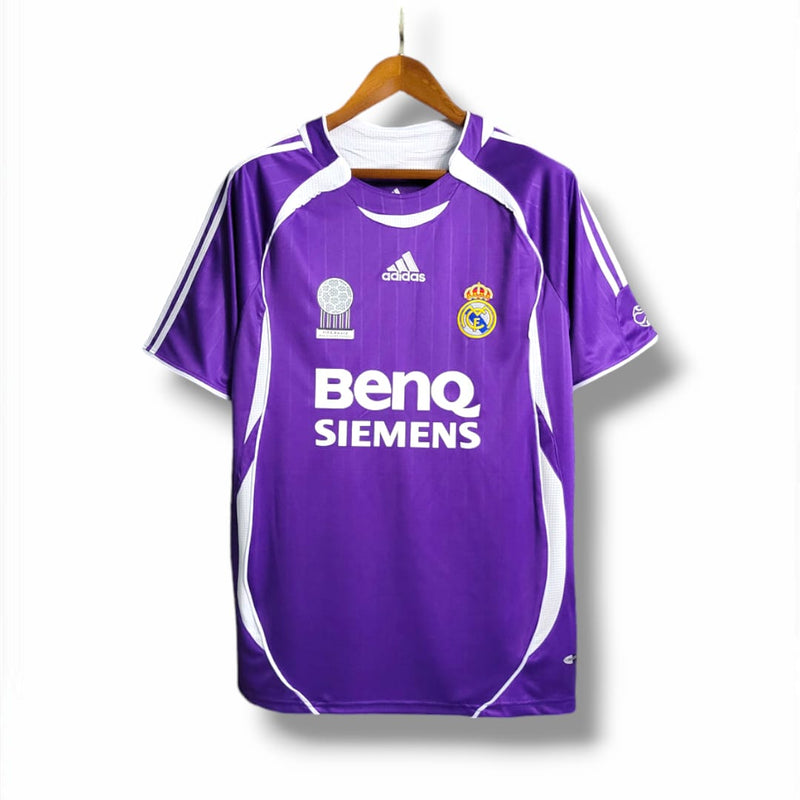 Camisa Real Madrid 2006 Retrô Roxa