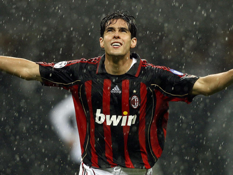 Camisa Ac Milan 2006/07 - KAKÁ 22 + Patch da Champions League