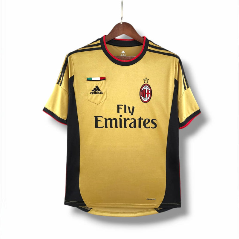 Camisa AC Milan 2013/14 -  Retrô Dourada