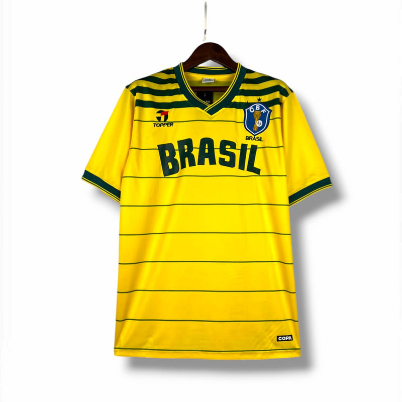 Camisa Brasil 1984 Home Retrô