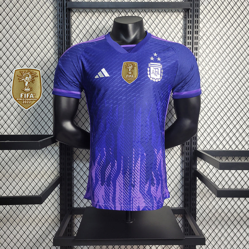 Camisa Argentina 2022 Copa do Mundo - Versão Jogador