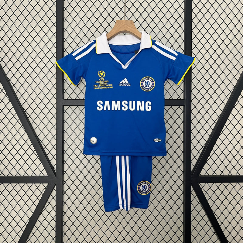 Kit Infantil Chelsea 2008/09 UCL Retrô