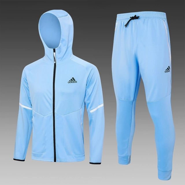 Conjunto de Moletom Nike Sportswear Tech Fleece Azul Celeste / 374