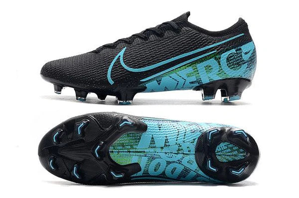 Chuteira Campo Nike Mercurial Vapor 13 Elite FG Azul/Preto - Low