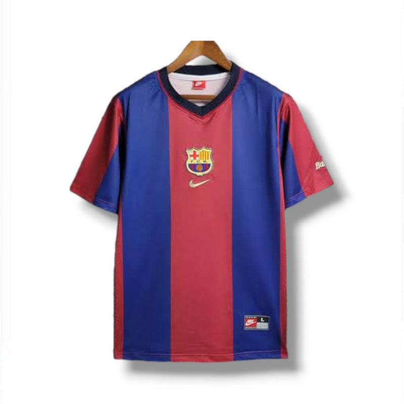 Camisa Barcelona 1998/99 Home Retrô