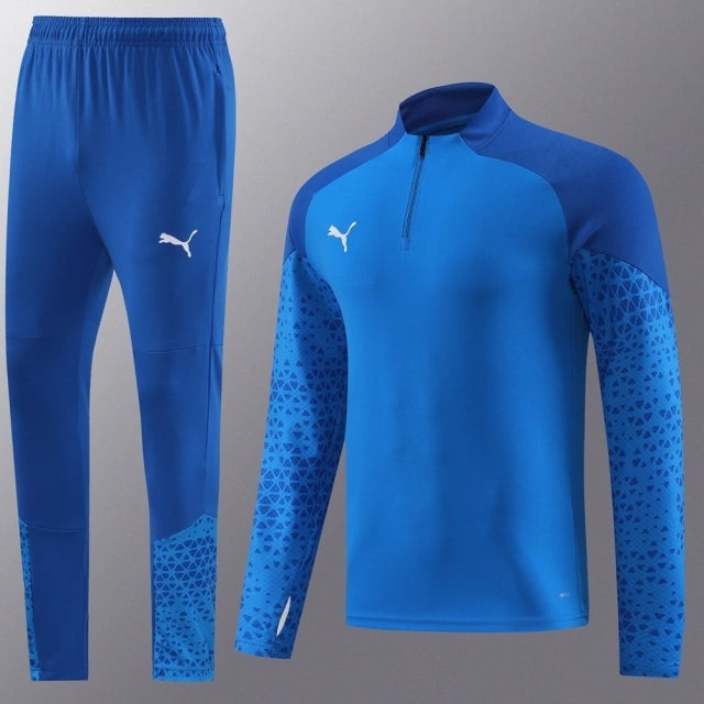 Conjunto de Treino Puma Azul Celeste e Azul Marinho / 374