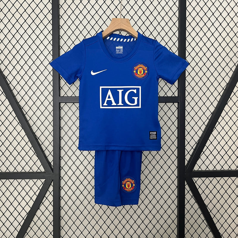 Kit Infantil Manchester United 2008/09 Retrô