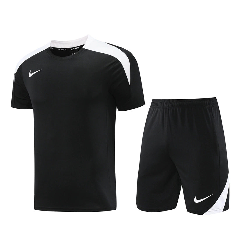 Conjunto Nike Masculino Camisa e Bermuda Preto e Branco