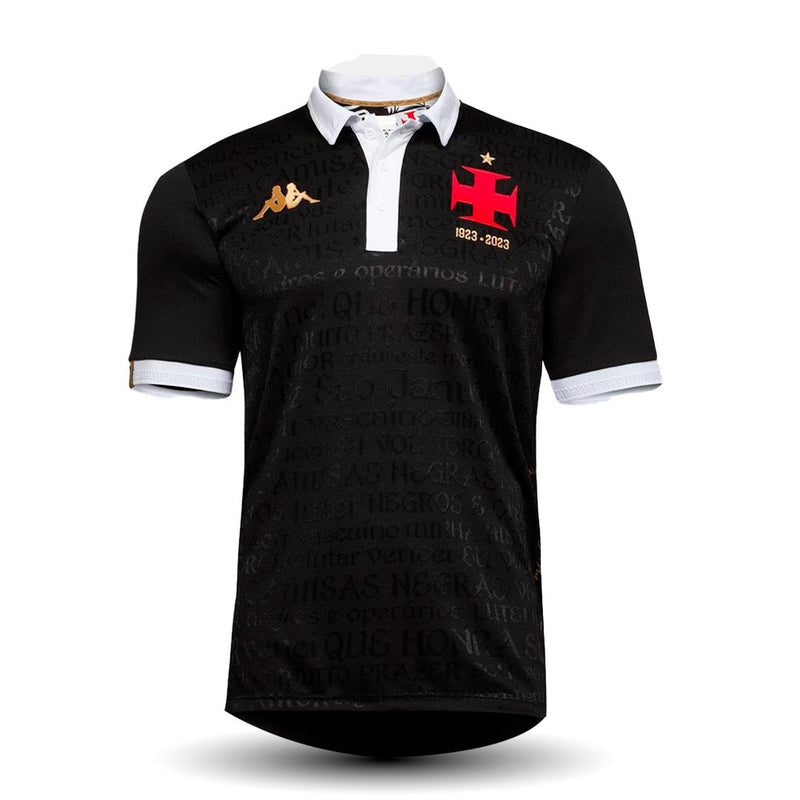Camisa Negra Kombat uniforme 3 Vasco Oficial 23/24
