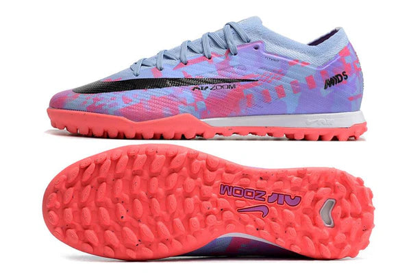 Chuteira Society Nike Air Zoom TF Azul Claro- Low