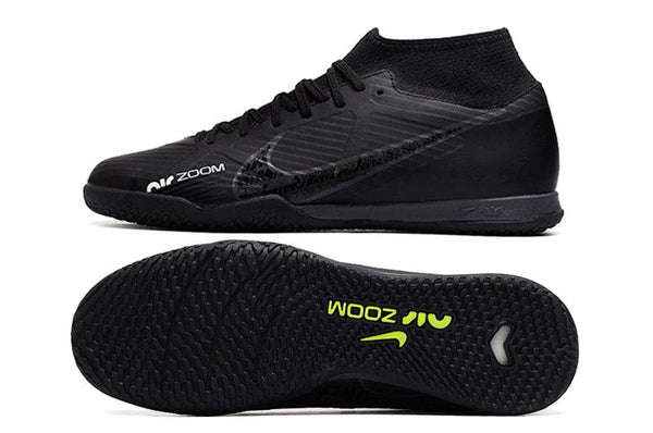 Chuteira Futsal Nike Air Zoom Superfly 9TF - All Black - Cano Alto