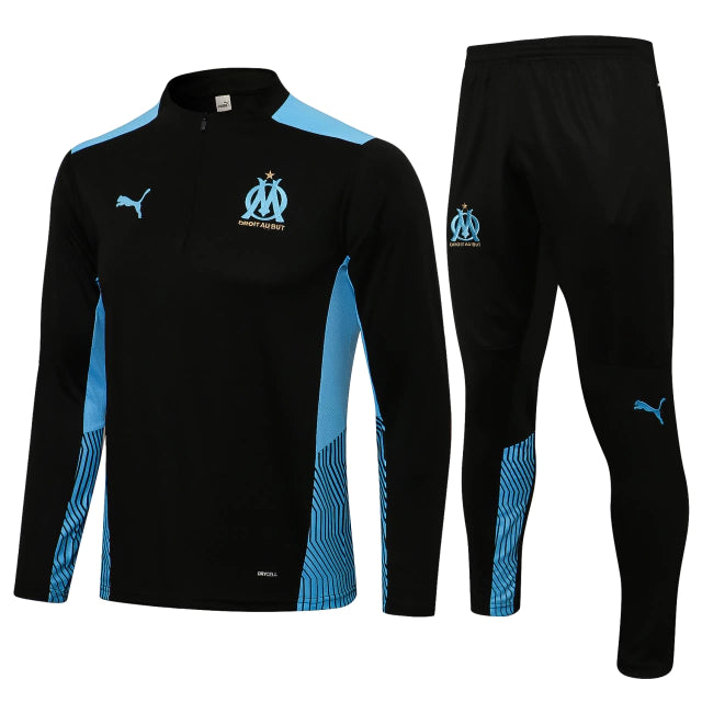 Conjunto de Treino Olympique Marseille Black
