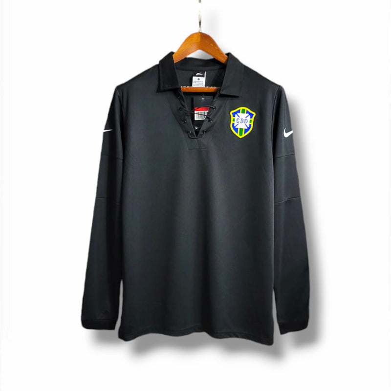 Camisa Manga Longa Brasil 2004- Edição Especial Black