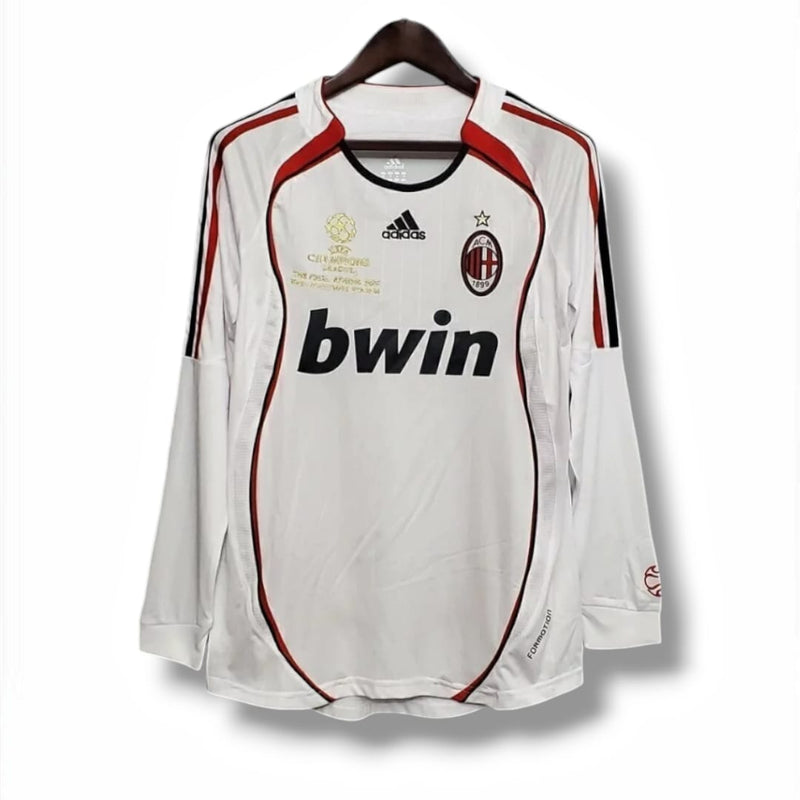Camisa AC Milan 2007/08 Manga Longa away