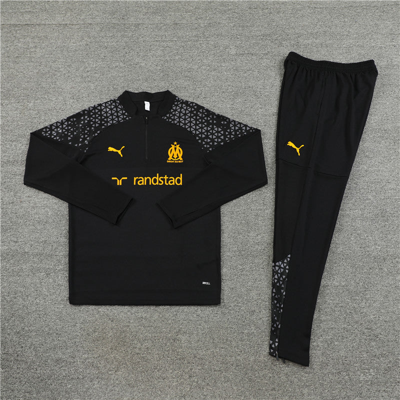 Conjunto de Treino Olympique de Marseille 23/24 Black