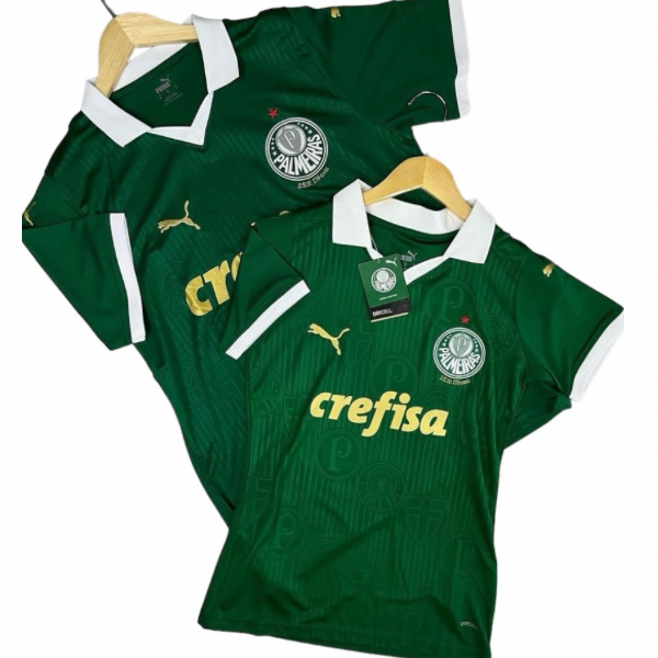 Kit Casal Camisa Palmeiras 24/25 - PERSONALIZAÇÃO GRÁTIS