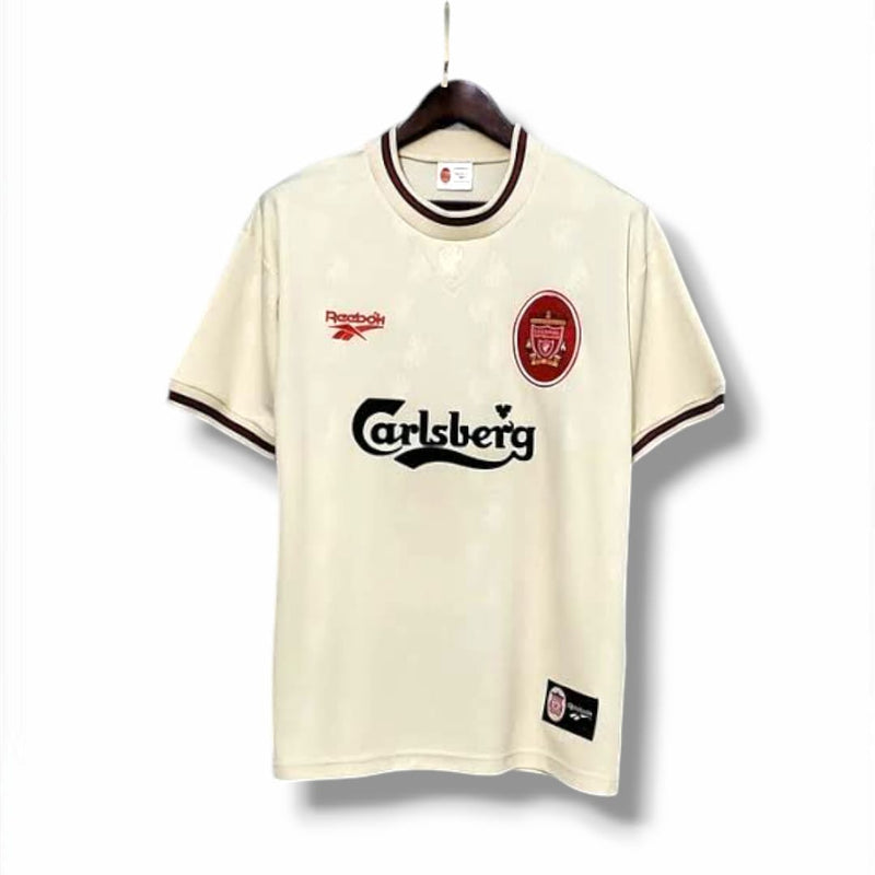 Camisa Liverpool Retrô 1996/97 Branca- Reebok