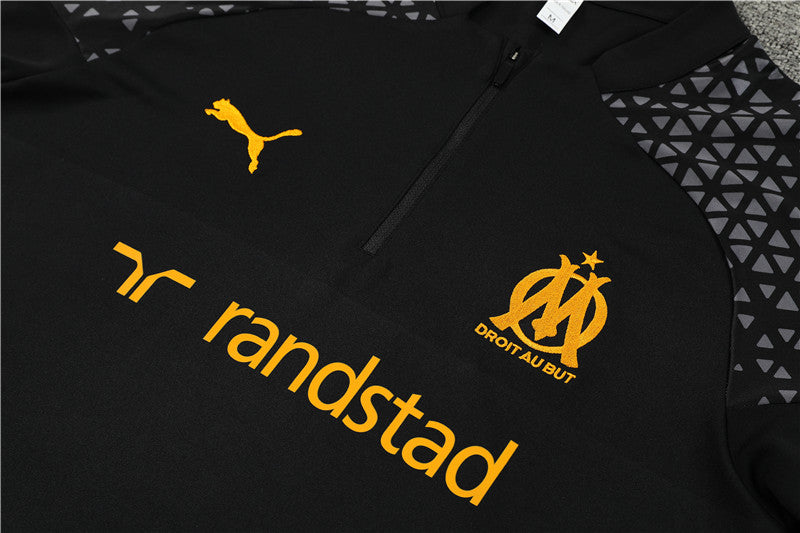 Conjunto de Treino Olympique de Marseille 23/24 Black