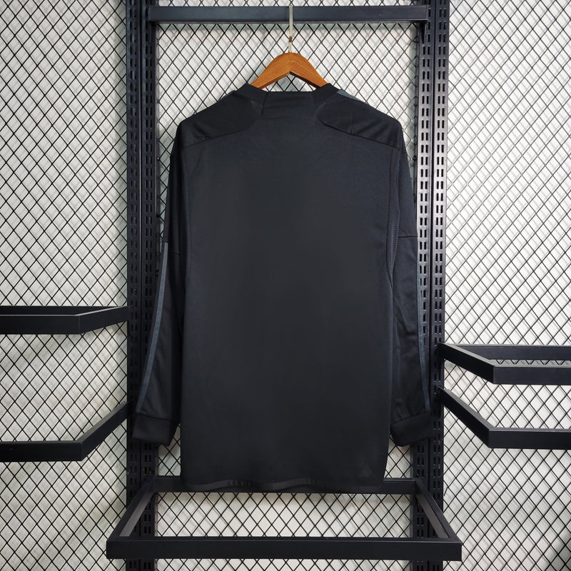 Camisa Real Madrid 23/24 Manga Longa Black- 2 uniforme