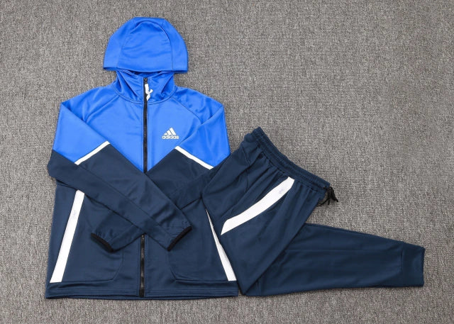 Conjunto de Corta Vento Adidas Azul / 374