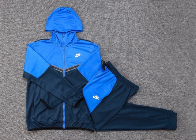 Conjunto de Moletom Nike Sportswear Tech Fleece Azul / 374