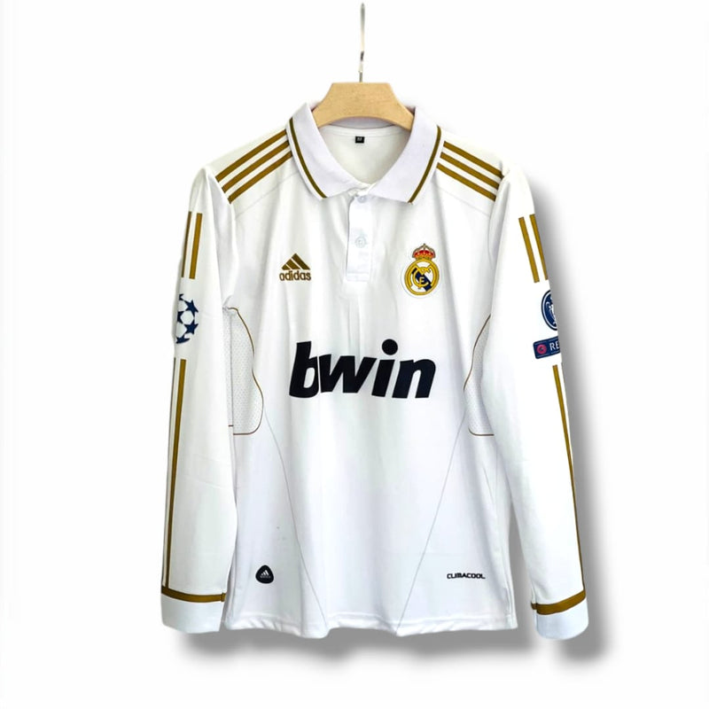 Camisa Real Madrid 2011/12 RONALDO 7 - Manga Longa + Patchs