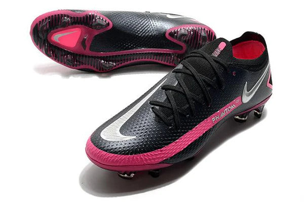 Chuteira Campo Nike Phantom GT Elite FG Black/Pink- Low
