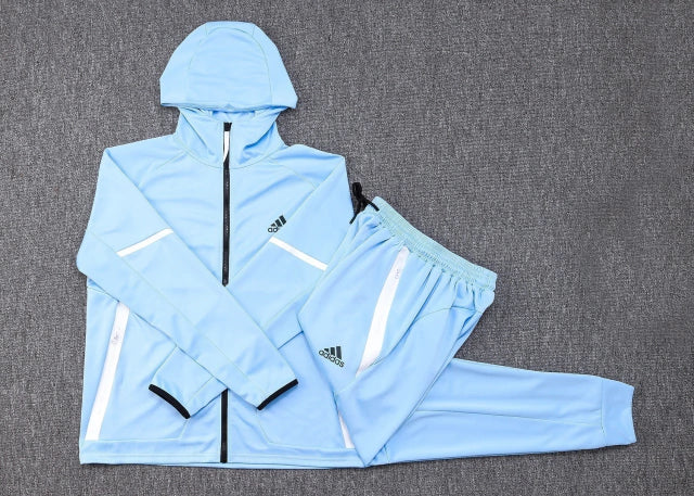 Conjunto de Moletom Nike Sportswear Tech Fleece Azul Celeste / 374