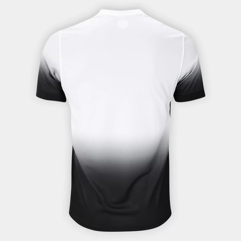 Camisa Corinthians I 2024/25 Torcedor Nike Masculina - Branco+Preto