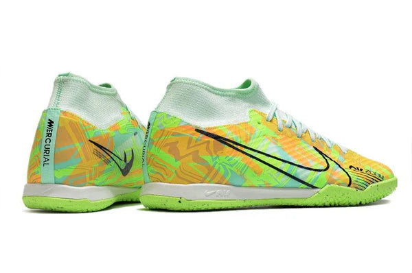 Chuteira Futsal Nike Air Zoom Superfly 9TF - Verde - Cano Alto