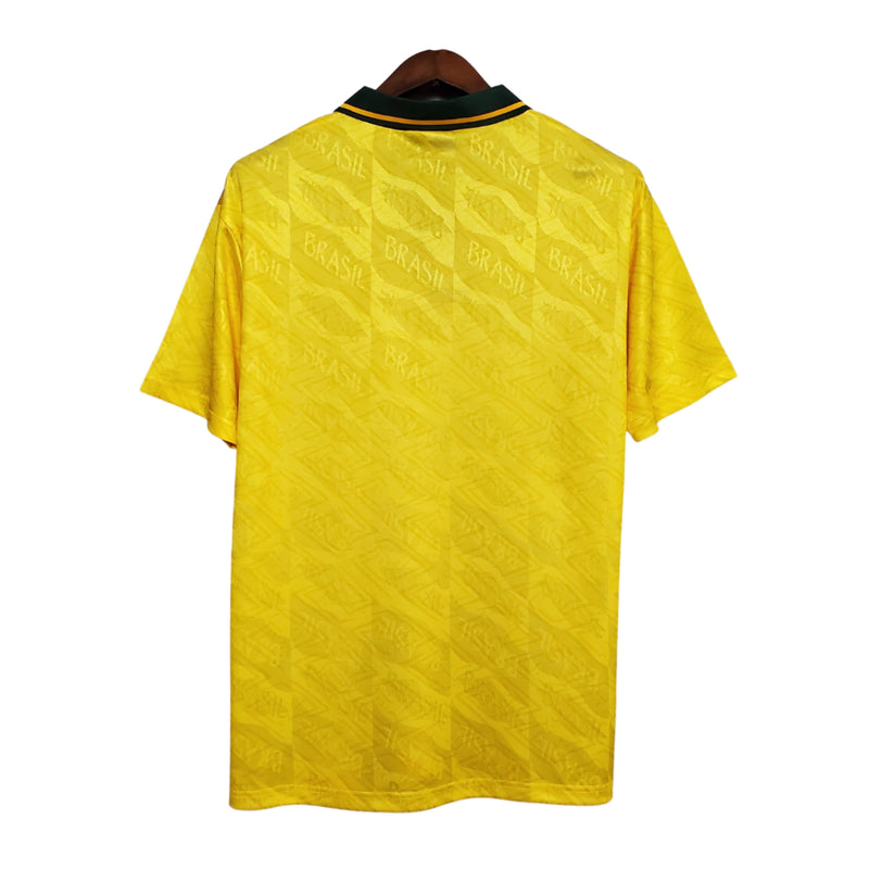 Camisa Brasil Retrô 1991/93  I Umbro Masculina - Amarela