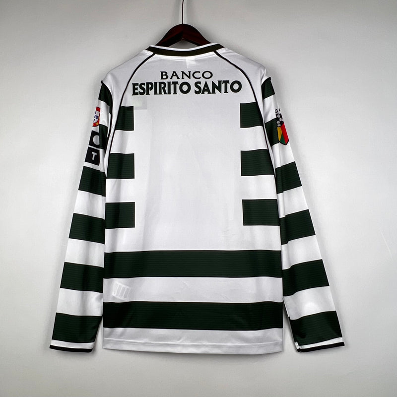 Camisa Sporting Lisboa Manga Longa 2001/03 Home