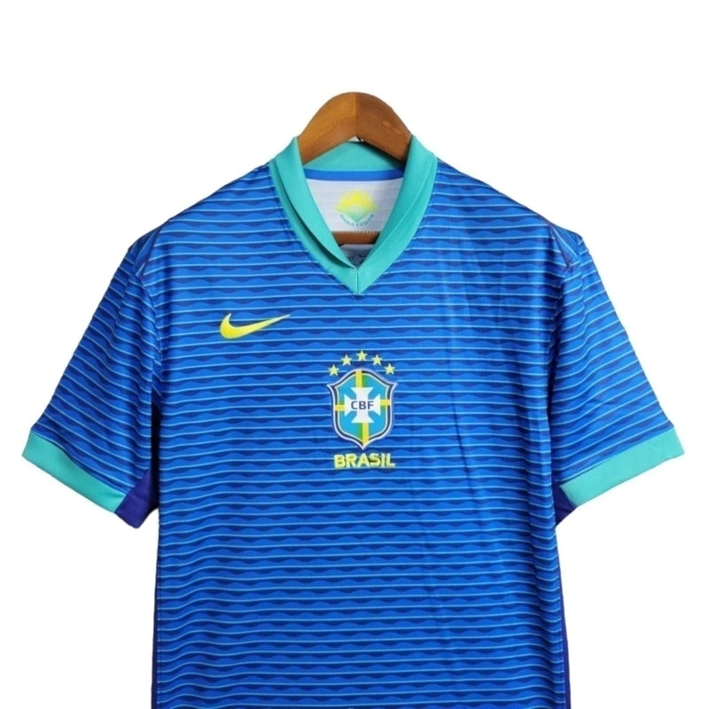 Camisa Brasil Away 2024/25  Nike Masculino - Azul