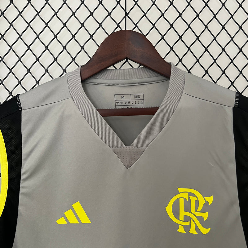 Regata Flamengo 2024/25 Treino Cinza