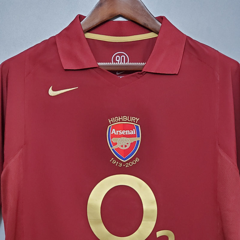 Camisa Arsenal 2005/06 Home