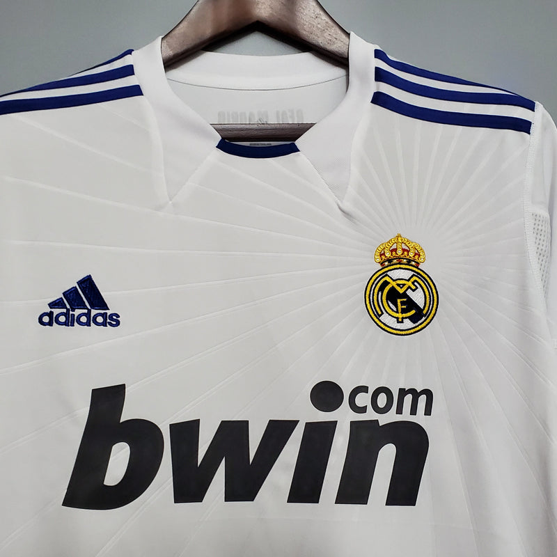 Camisa Real Madrid 2010/11 Manga Longa Home
