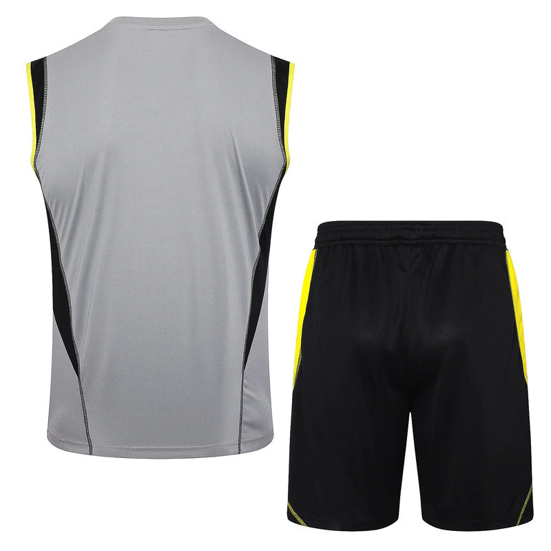 Kit Treino Flamengo Adidas 2024/25 Regata e Shorts