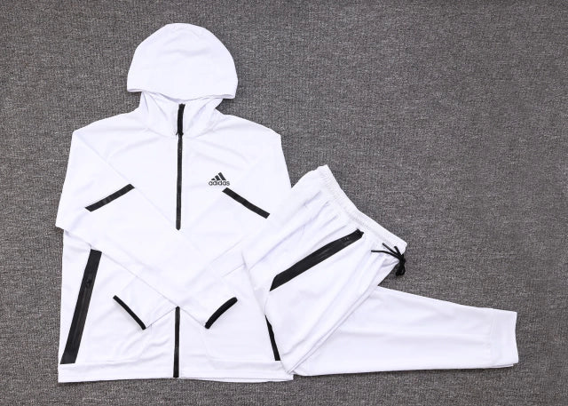 Conjunto de Corta Vento Adidas Branco / 374