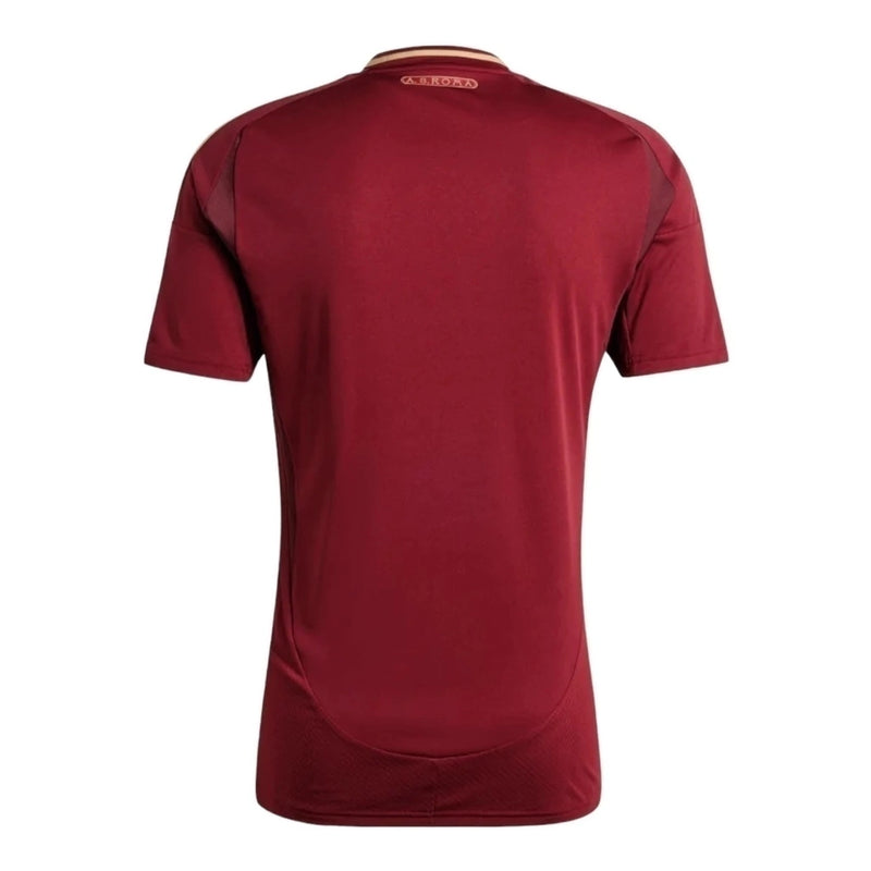 Camisa Roma I 24/25 - Torcedor Adidas Masculina - Vinho com detalhes em dourado