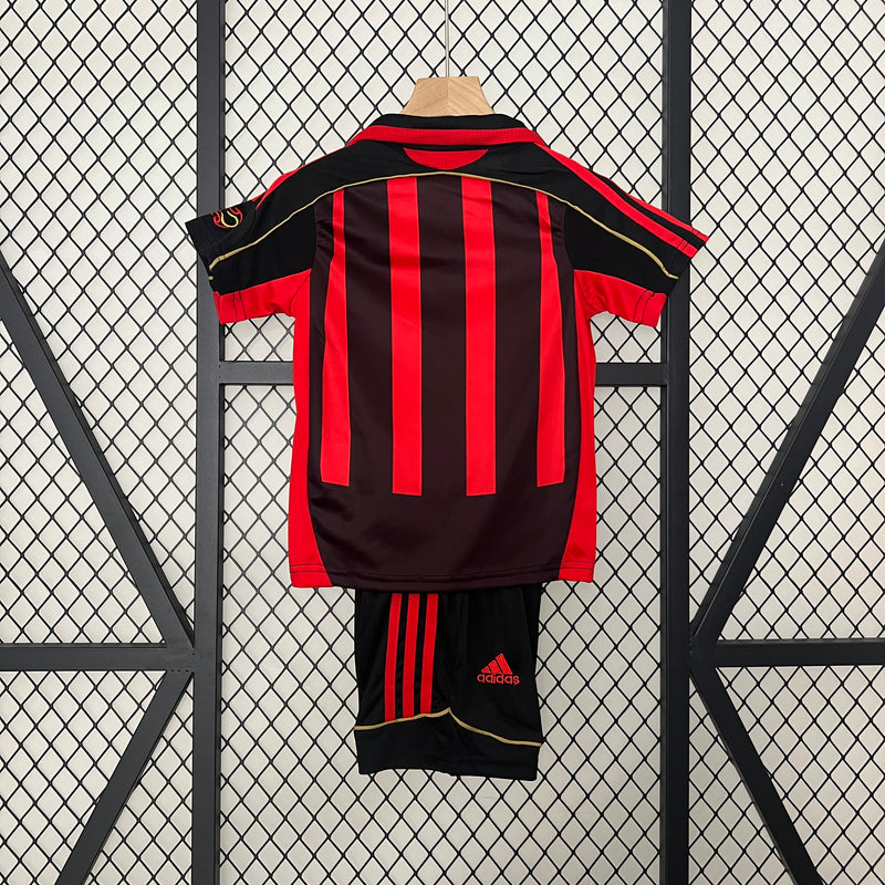 Kit Infantil Ac Milan 2006/07 Home Retrô / 4-14 Anos