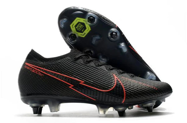 Chuteira Nike Mercurial Vapor 13 Elite SG - PRO Anti Clog Black/Red