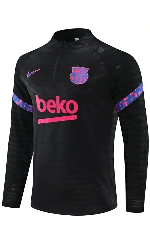 Conjunto de Treino Barcelona - Preto/Rosa