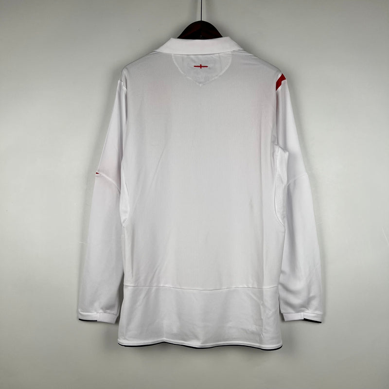 Camisa Inglaterra 2006 Manga Longa