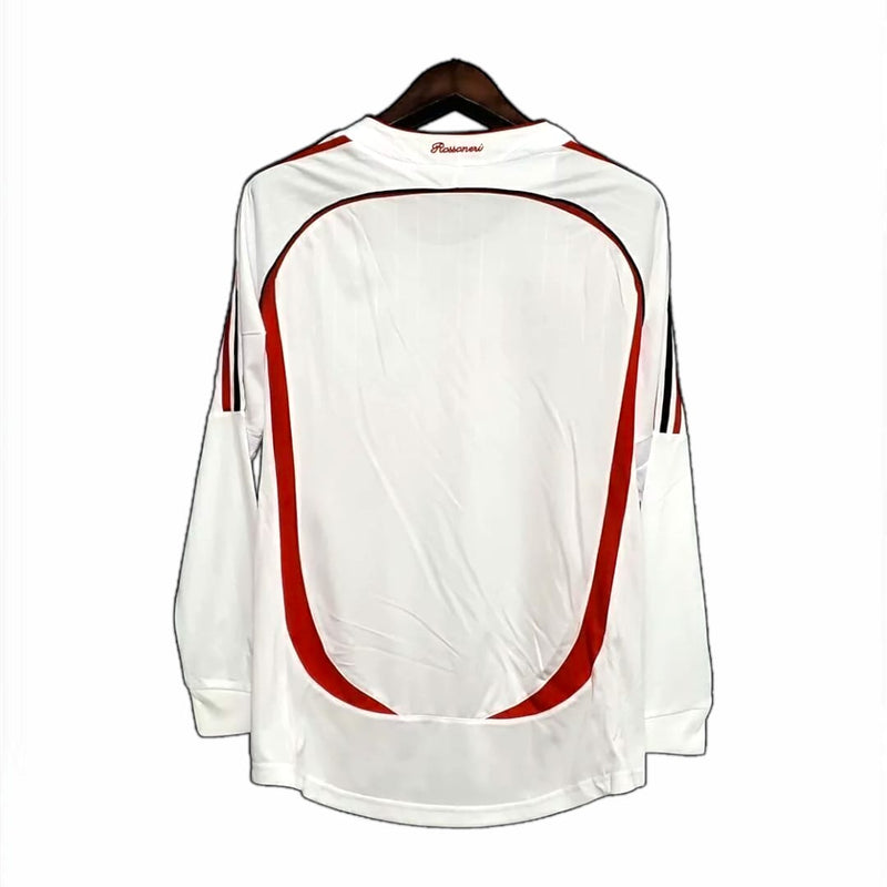 Camisa AC Milan 2007/08 Manga Longa away
