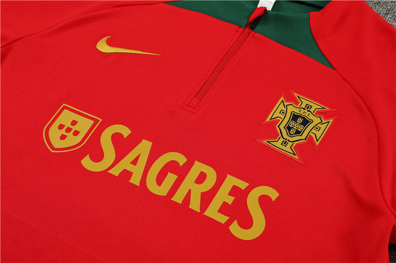 Conjunto de Treino Portugal 23/24 Vermelho