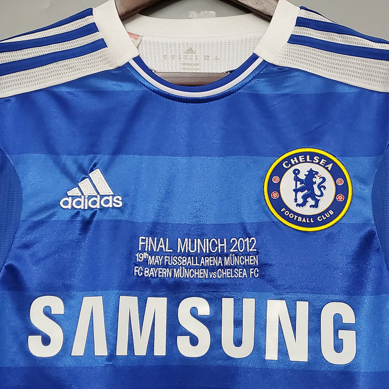 Camisa Chelsea Retrô 2012 Azul - Adidas - Final Champions League 2012