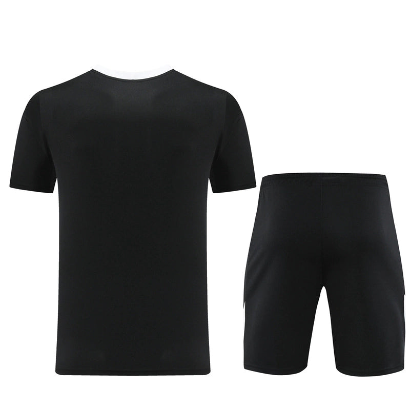 Conjunto Nike Masculino Camisa e Bermuda Preto e Branco